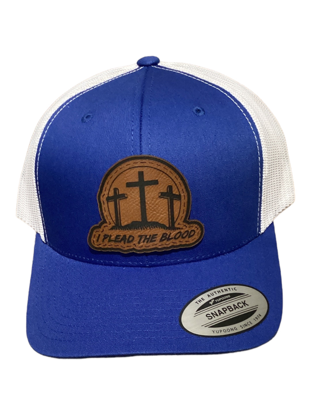 I Plead The Blood Patch Hat