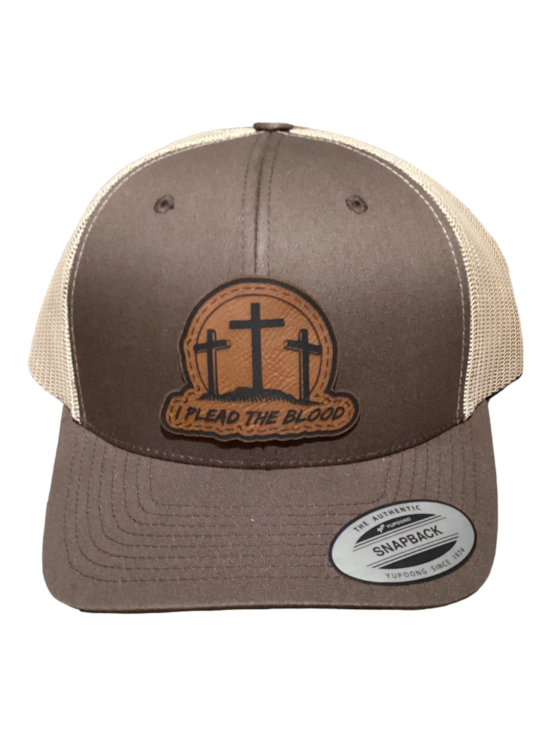 I Plead The Blood Patch Hat