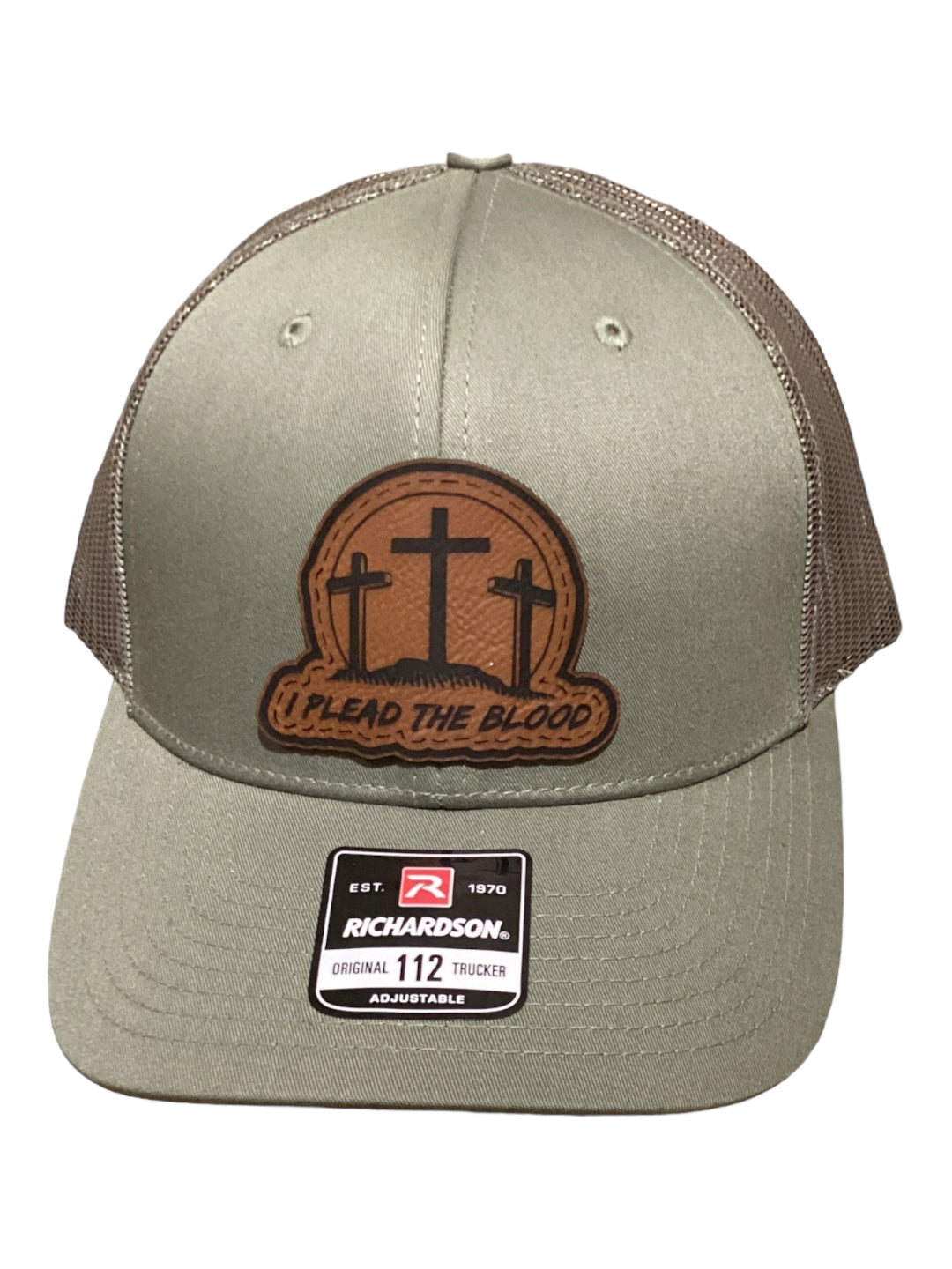 I Plead The Blood Patch Hat