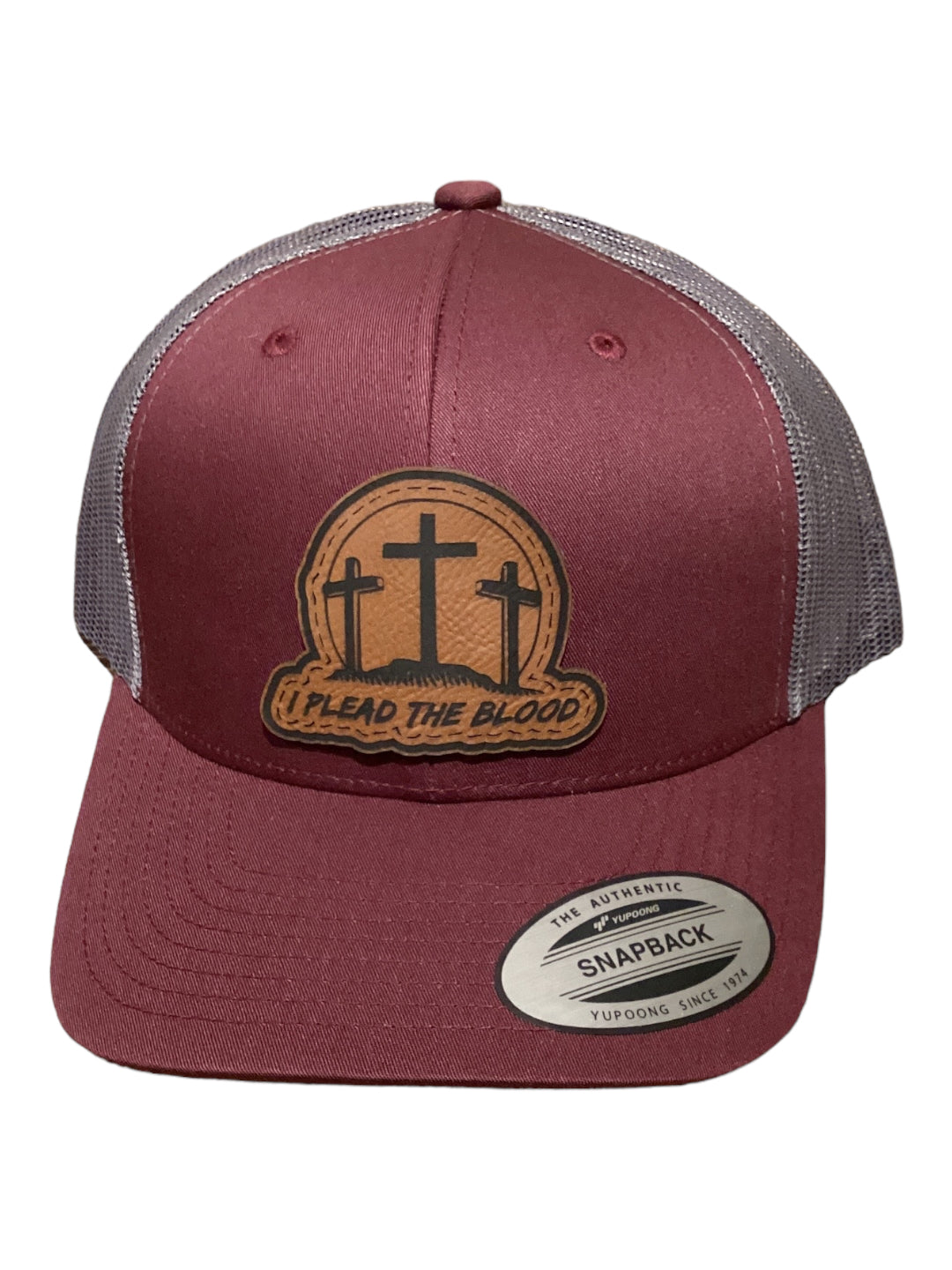 I Plead The Blood Patch Hat