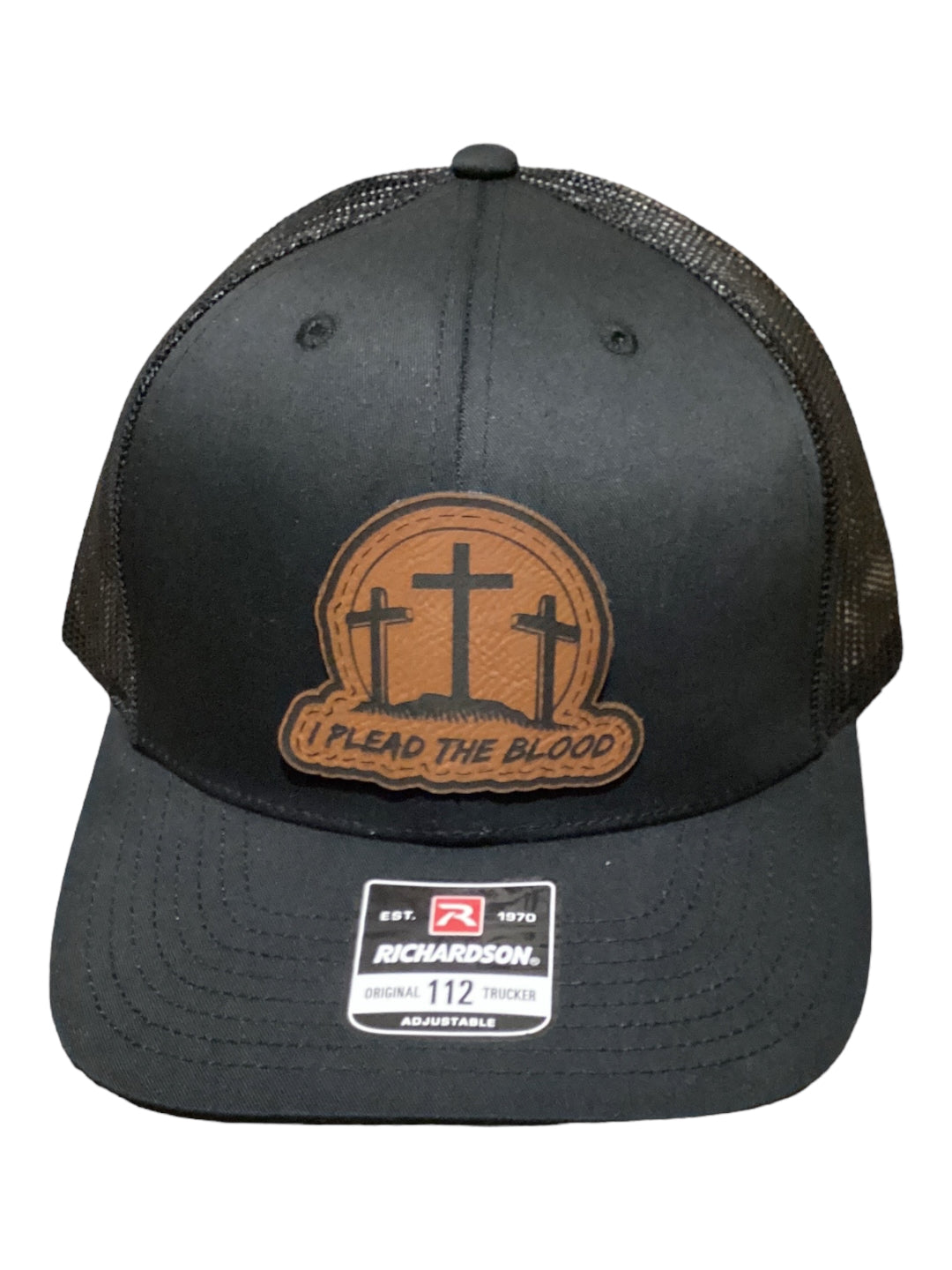 I Plead The Blood Patch Hat